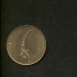 bnk mnd Slovenia 5 tolari 1996 xf , fauna