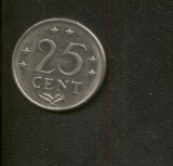 Bnk mnd Antilele Olandeze 25 centi 1979 unc, America de Nord