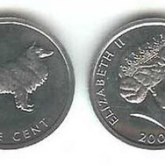 bnk mnd Insulele Cook 1 cent 2003,necirculata ,caine 1