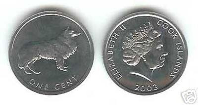bnk mnd Insulele Cook 1 cent 2003,necirculata ,caine 1 foto
