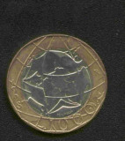 Bnk mnd Italia 1000 lire 1998 bimetal, Europa