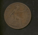 Bnk mnd Marea Britanie Anglia 1 penny 1913, Europa