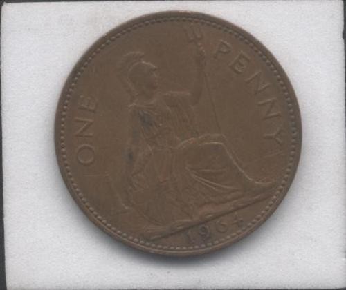 bnk mnd Marea Britanie Anglia 1 penny 1964