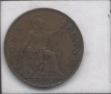 Bnk mnd Marea Britanie Anglia 1 penny 1936, Europa