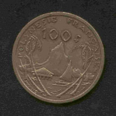 bnk mnd Polinezia Polinesia franceza 100 franci 2003 aunc