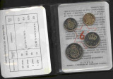 bnk mnd Spania set 4 monede necirculate ,in folder original - 1979