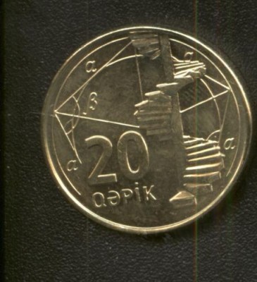 bnk mnd Azerbaidjan 20 qapik 2006 unc foto