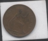 bnk mnd Marea Britanie Anglia 1 penny 1961