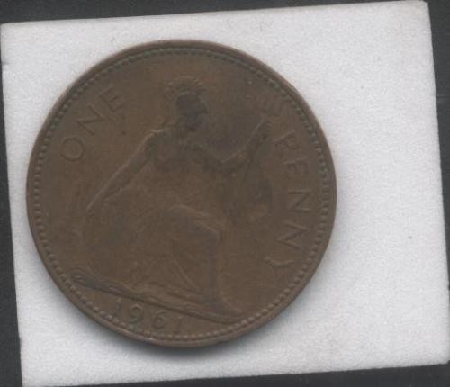bnk mnd Marea Britanie Anglia 1 penny 1961