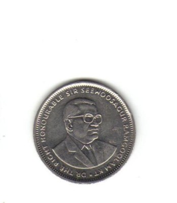 bnk mnd Mauritius 1 rupie 1994 unc foto