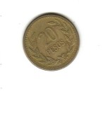 bnk mnd Columbia 20 pesos 1991