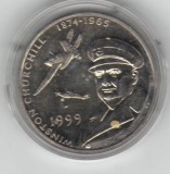 Bnk mnd Tristan da Cunha 50 pence 1999 unc , Winston Churchill, Africa