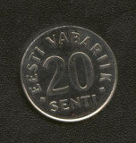 Bnk mnd Estonia 20 senti 1997 aunc, Europa