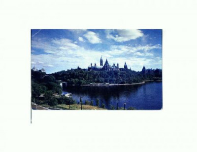 CP132-05 The Canadian Houses of Parliament -circulata 1964 ? foto