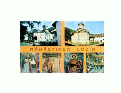 CP112-64 -Manastirea Cozia -Picturi si portretul lui Radu Paisie foto