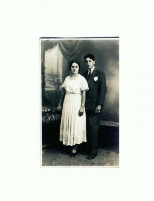 H FOTO 48 Elisabeta si Aurel - 6 XII 1932 -scrisa -necirculata foto