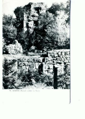 CP56-07-Tr.Secerin-Ruinele cetatii lui Sever-RPR(1962) foto