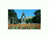 CP132-07 Tulips in Dominion Square -Montreal -circulata 1965, Canada, Printata