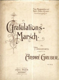 191 Partitura - ,,Gratulations -Marsch&quot; -antebelica