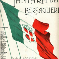 142 Partitura - Celebre ,,Fanfara dei Bersaglieri