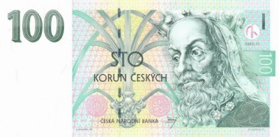 CEHIA █ bancnota █ 100 Korun █ 1997 █ P-18 █ UNC █ necirculata foto