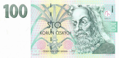 CEHIA █ bancnota █ 100 Korun █ 1997 █ P-18 █ UNC █ necirculata