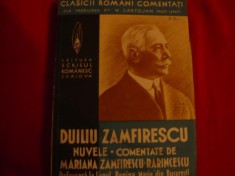 DUILIU ZAMFIRESCU &#039;&#039;NUVELE&#039;&#039; comentate - 1939