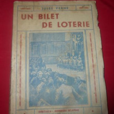 JULES VERNE ''Un bilet de loterie '' cca 1942