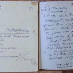 Document militar austriac , Lemberg , militar bucovinean