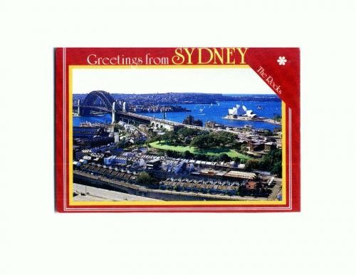 CP132-24 Aerial view of Sidney -Australia -necirculata