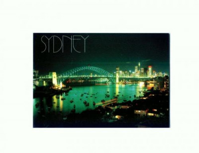 CP132-28 Sydney by night -Australia -scrisa1988 -(pod) foto