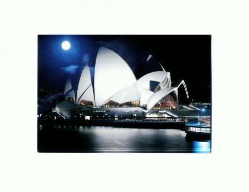 CP132-51 Sydney, Opera House -Australia -circulata 1987