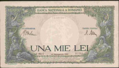 bnk bn romania 1000 lei 10 septembrie 1941 , aunc foto