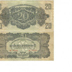 ***Bancnota de 20 pengo - 1944***