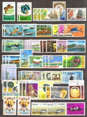 ***Timbre - GRENADA - 60 bucati - NEOBLITERATE*** ***Timbre - GRENADA - 60 bucati - NEOBLITERATE***