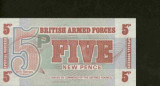 Bnk bn Anglia British armed force 5 pence 1972,emisiunea 6, unc