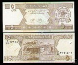 bnk bn Afghanistan Afganistan 5 afghanis 2002 unc