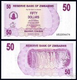 bnk bn Zimbabwe 50 $ 2006 unc