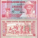 Bnk bn Guineea Bissau 50 pesos 1990 unc