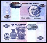bnk bn Angola 100000 kwanzas 1995 unc