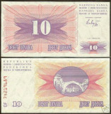 Bnk bn Bosnia 10 dinari 1992 unc