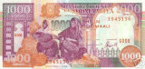 Bnk bn Somalia 1000 shilin soomaali 1990 unc
