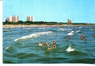 CP86-21 -Mamaia -In apa marii -circulata 1989 foto