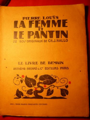 PIERRE LOUYS-&amp;#039;&amp;#039;La femme et le Pantin&amp;#039;&amp;#039;- 1931 foto