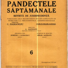 A18 Pandectele saptamanale -Anul IX Nr.6 -19 Fbr. 1933