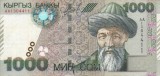 KYRGYZSTAN █ bancnota █ 1000 Som █ 2000 █ P-18 █ UNC █ necirculata