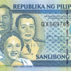 FILIPINE █ bancnota █ 1000 Piso █ 2008 █ P-197b █ UNC █ necirculata
