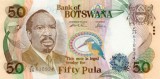 BOTSWANA █ bancnota █ 50 Pula █ 2005 █ P-28 █ UNC █ necirculata