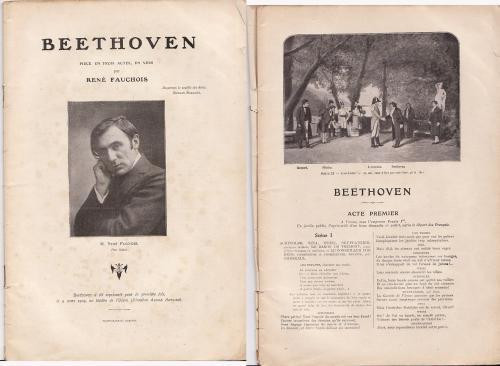 Beethoven-piesa de teatru in 3 acte (in limba franceza)-1909