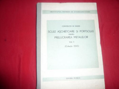 Scule aschietoare si portscule pt.prelucrarea metalelor - 1987 foto